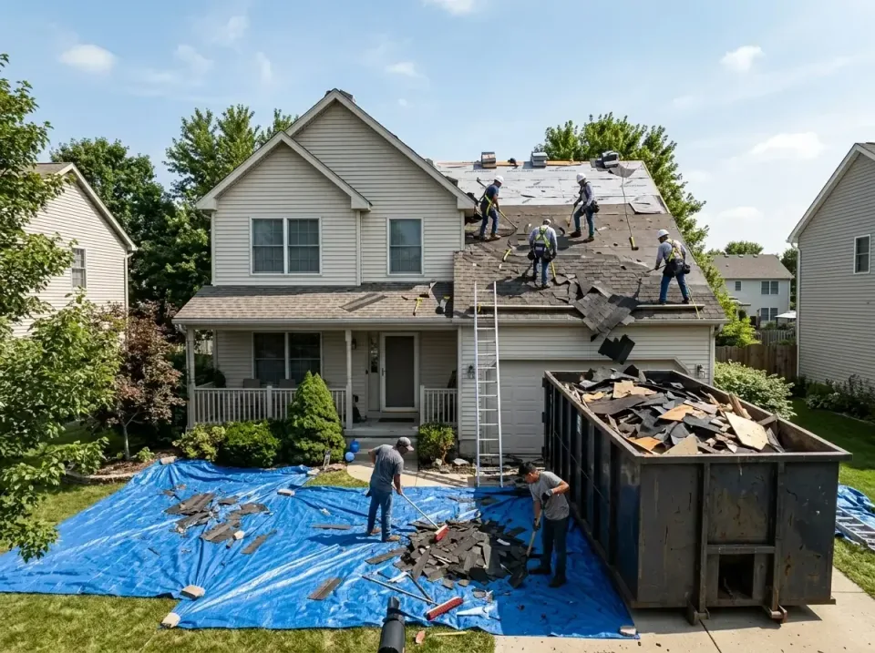 roof-replacement-debris-remova-004 — frequently asked questions, Cheapest Dumpster Rentals in Millbrook, AL